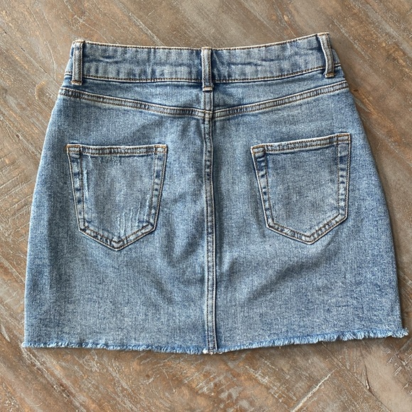 Wild Fable Denim Jean Skirt Size 00 - Picture 3 of 3